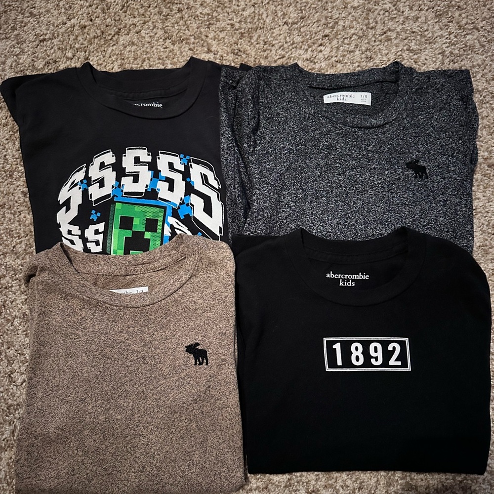 Abercrombie kids boys long sleeve tee bundle